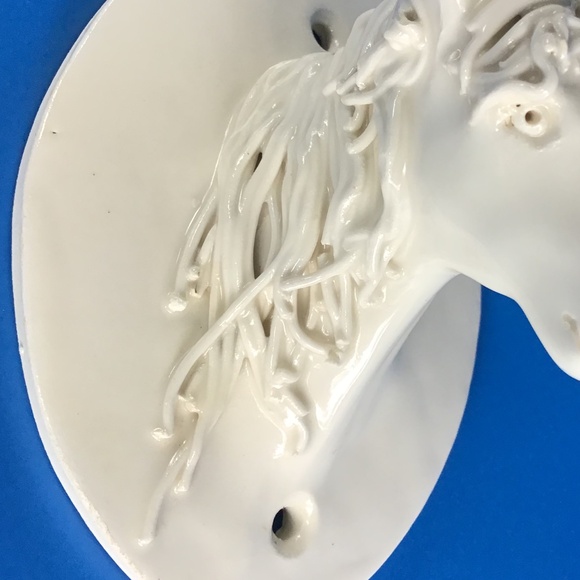 Vintage Horse Ceramic Wall Mount Hook Decor Handcrafted Signed 1992 - Picture 11 of 12